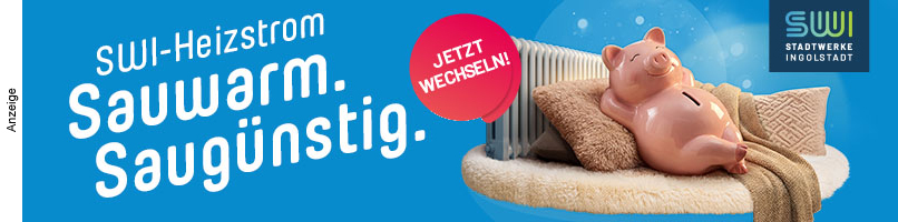 Heizstrom der Stadtwerke Ingolstadt ist saugünstig und macht sauwarm